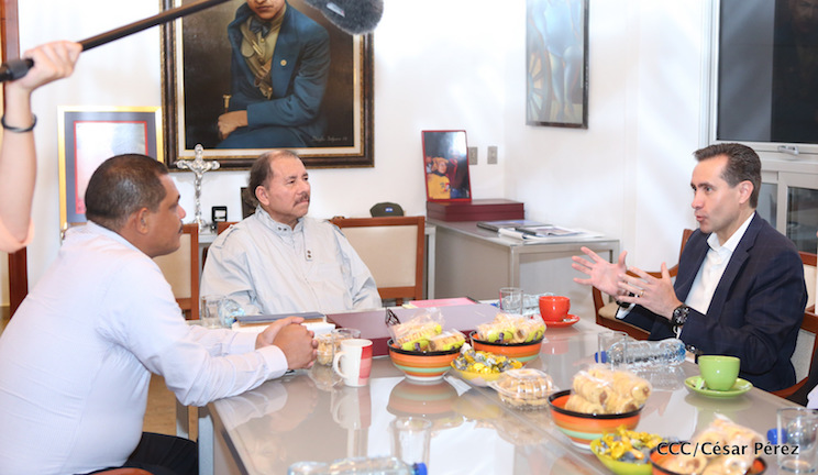 Presidente Daniel se re&uacute;ne con Jorge Familiar, Vicepresidente del Banco Mundial para Am&eacute;rica Latina y el Caribe